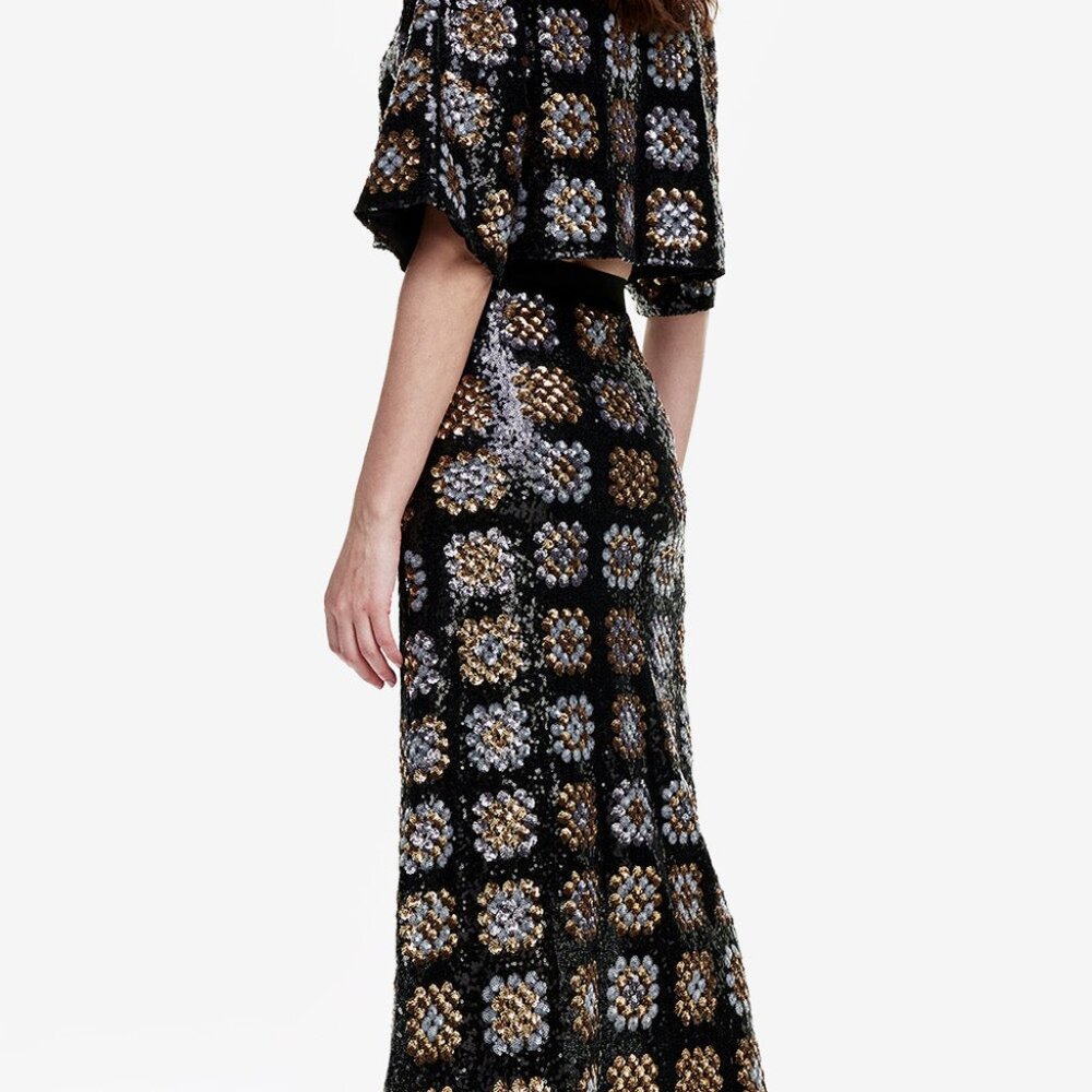 Smythe Sequin Midi Skirt